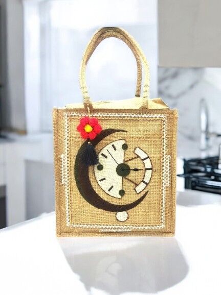 Luckywise Eco-friendly handcrafted jute tote bag